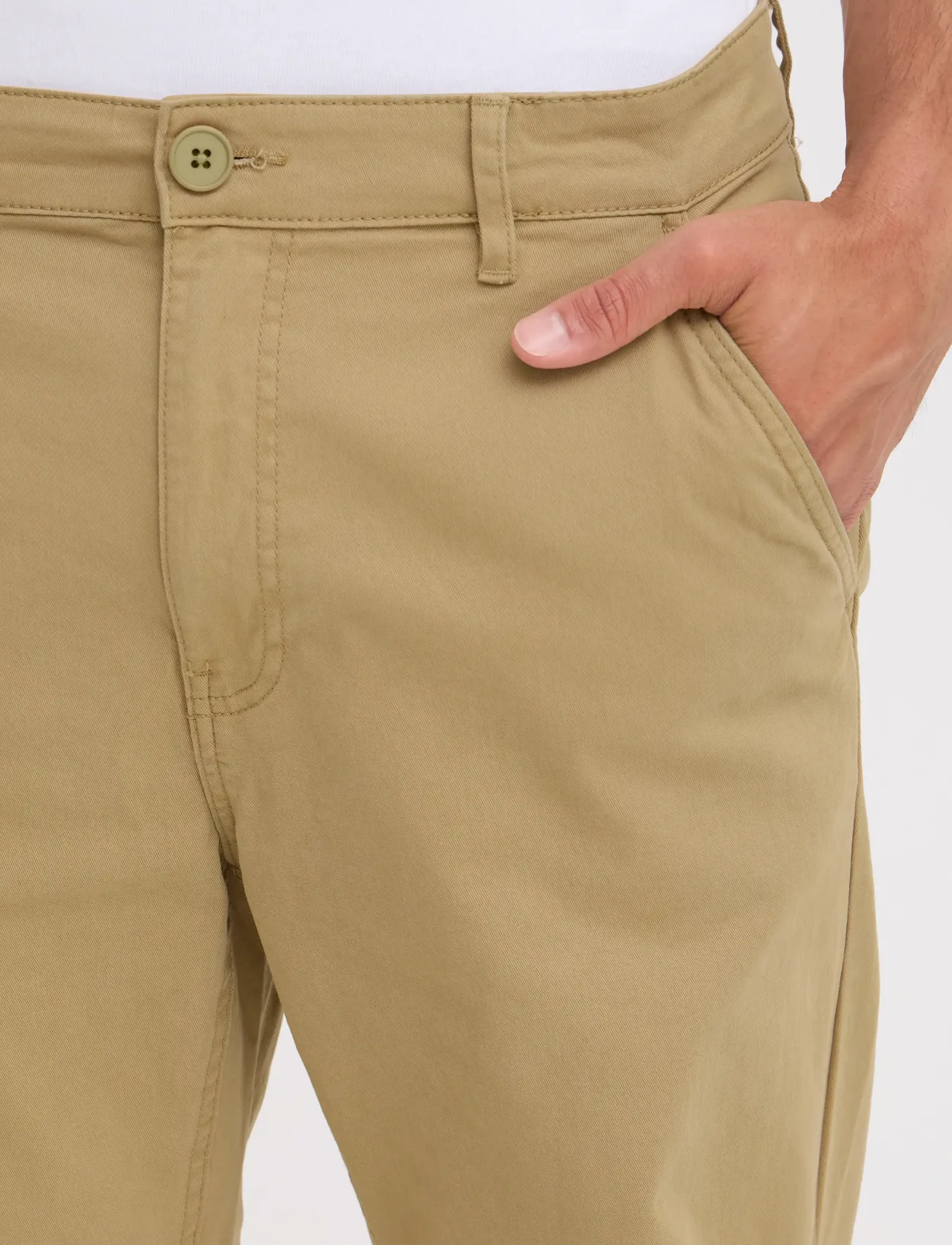 Blend - BHNATAN WIDE LEG CHINO NOOS - chinos - sand brown - 4