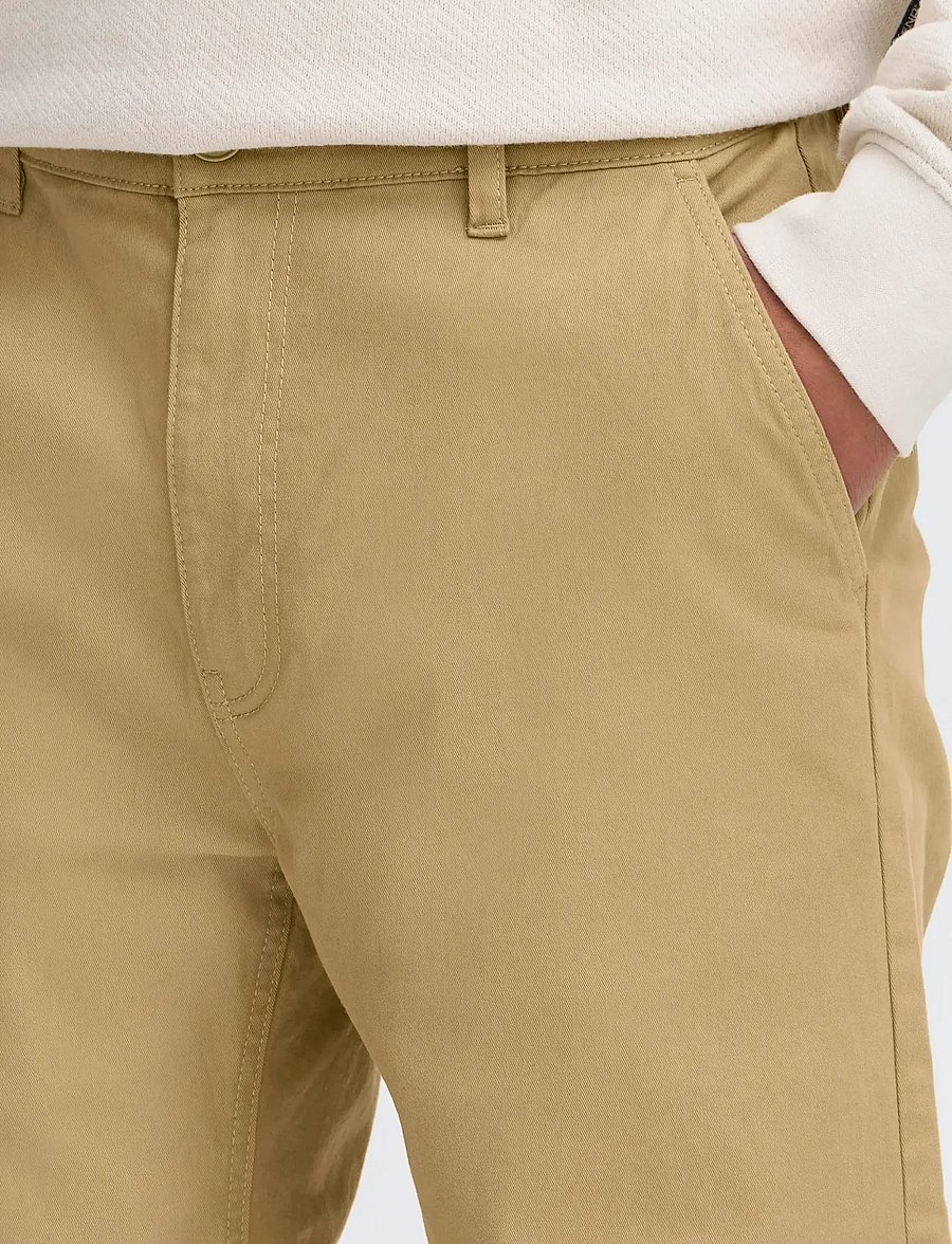 Blend - BHNATAN WIDE LEG CHINO NOOS - chino-püksid - sand brown - 4
