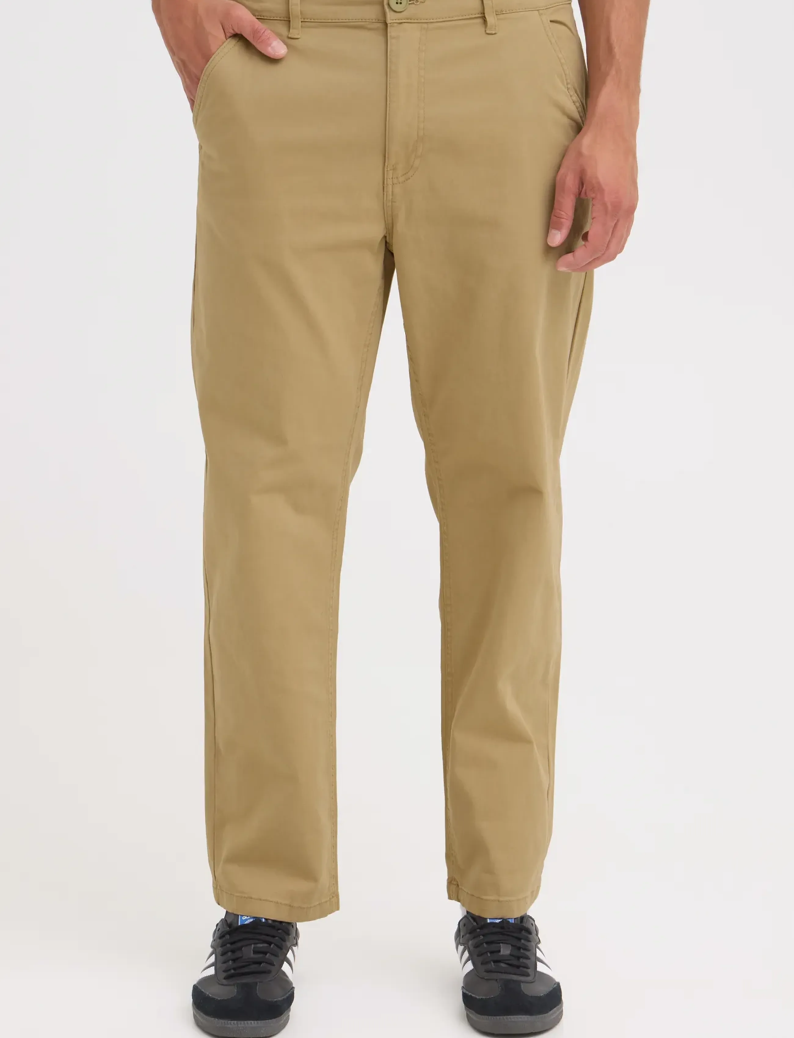 Blend - BHNATAN WIDE LEG CHINO NOOS - chinos - sand brown - 5
