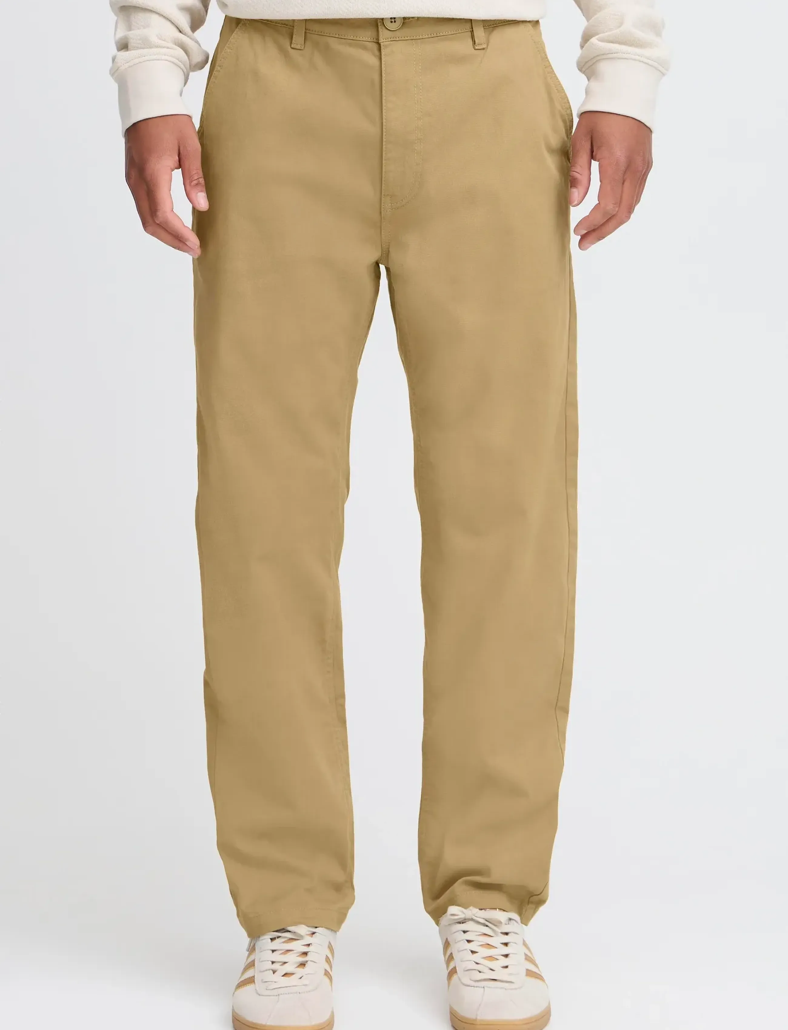 Blend - BHNATAN WIDE LEG CHINO NOOS - chinos - sand brown - 5