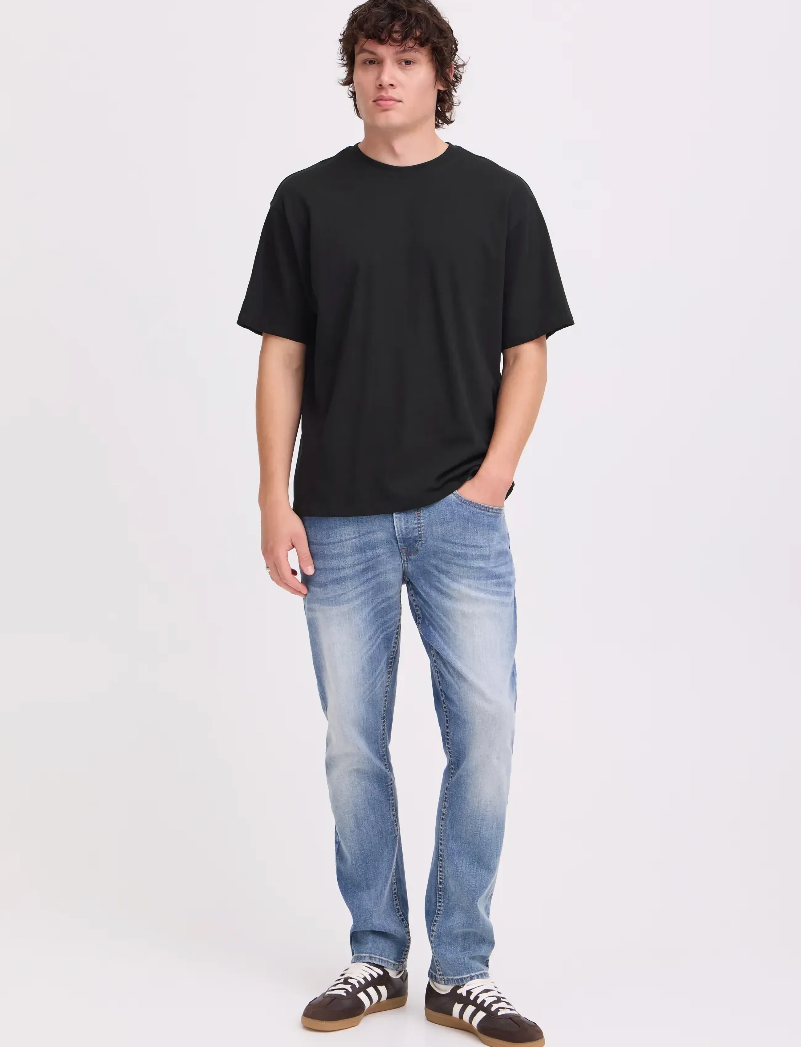 Blend BHFISHER OVERSIZE TEE NOOS - Looks for less - BLACK / black