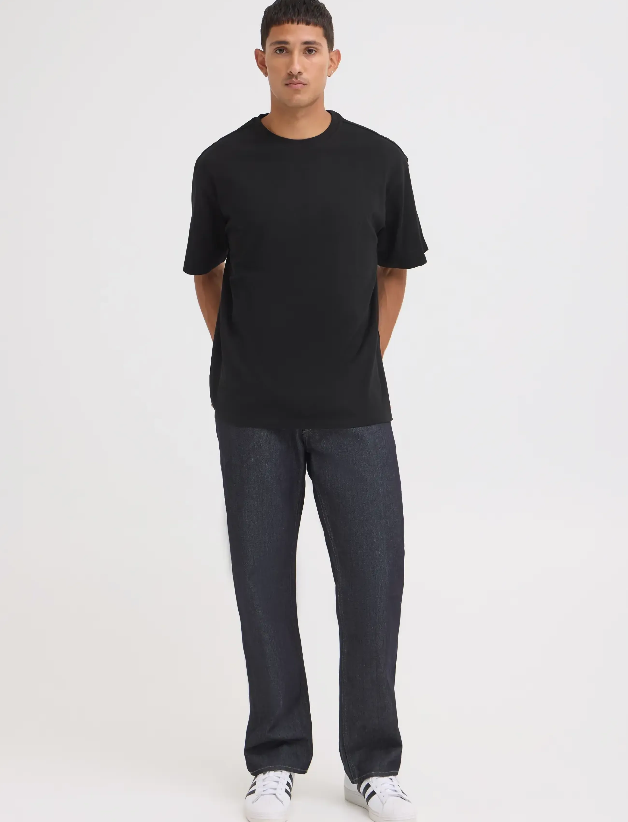 Blend BHFISHER OVERSIZE TEE NOOS - T-Shirts - BLACK / black