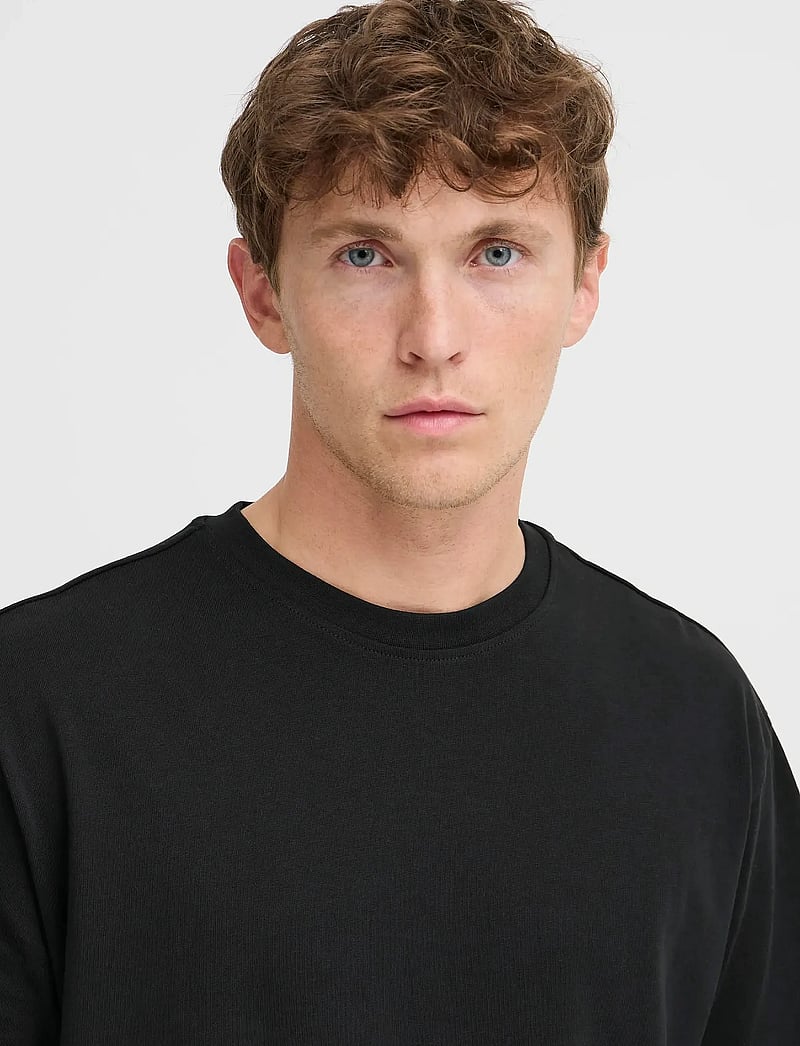 Blend - BHFISHER OVERSIZE TEE NOOS - short-sleeved t-shirts - black - 5