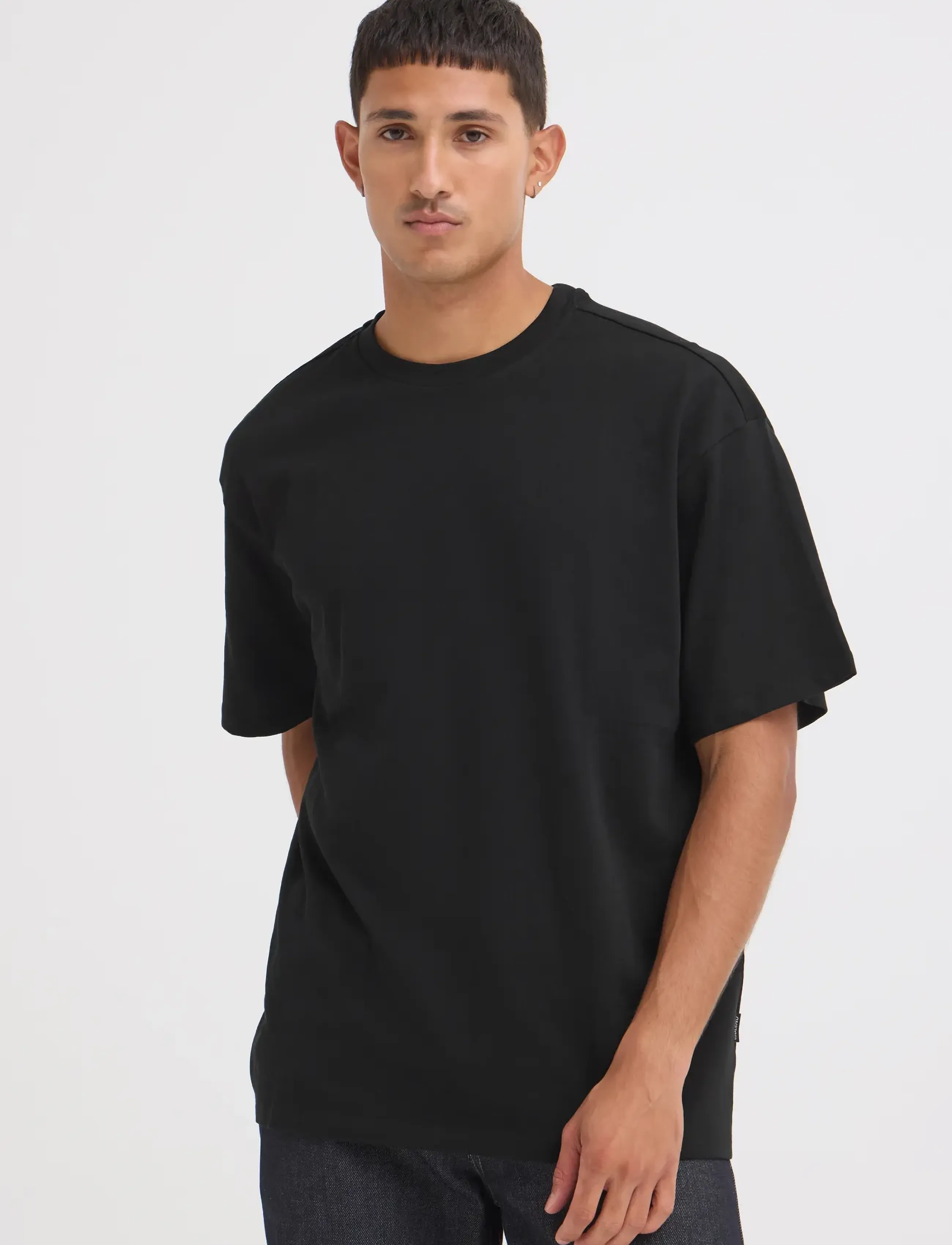 Blend - BHFISHER OVERSIZE TEE NOOS - t-shirts - black - 5