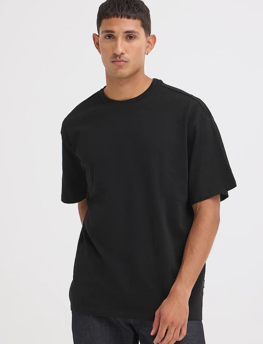Blend - BHFISHER OVERSIZE TEE NOOS - short-sleeved t-shirts - black - 5