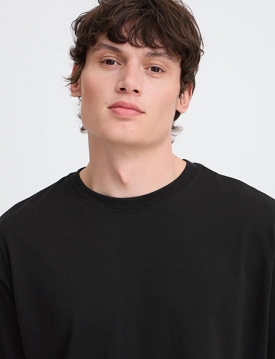 Blend - BHFISHER OVERSIZE TEE NOOS - lühikeste varrukatega t-särgid - black - 5