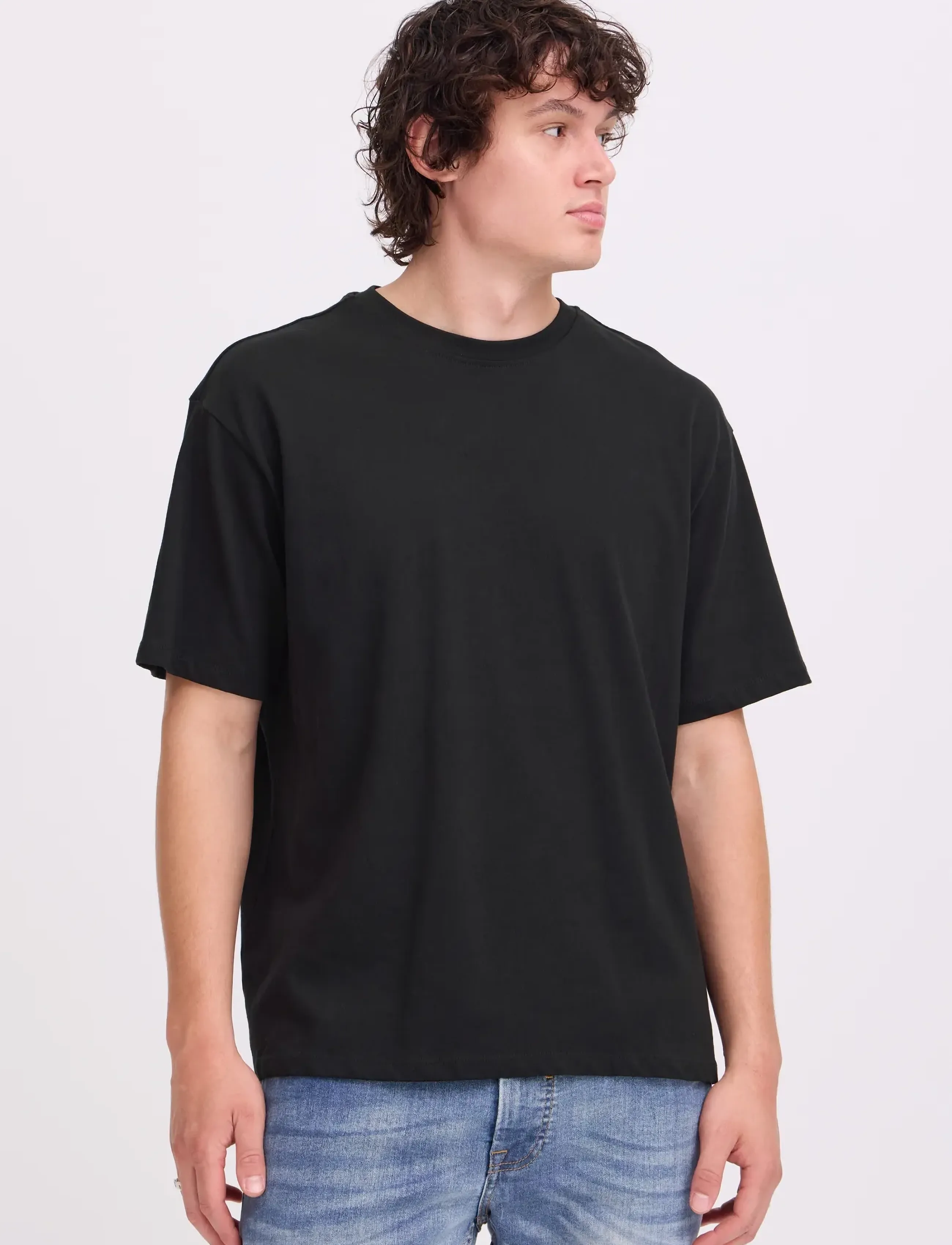 Blend - BHFISHER OVERSIZE TEE NOOS - t-shirts à manches courtes - black - 5