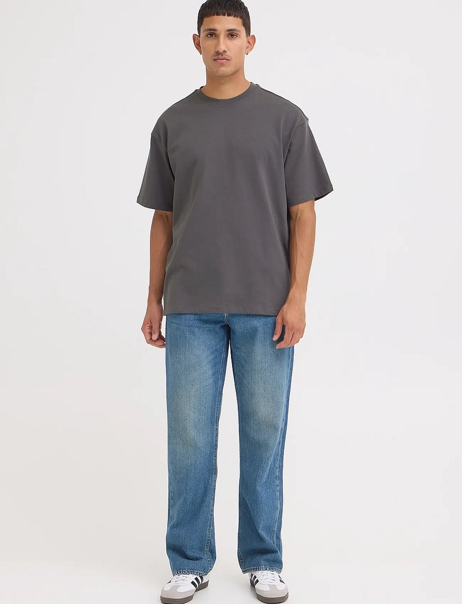 Blend - BHFISHER OVERSIZE TEE NOOS - kurzärmelige t-shirts - iron gate - 0