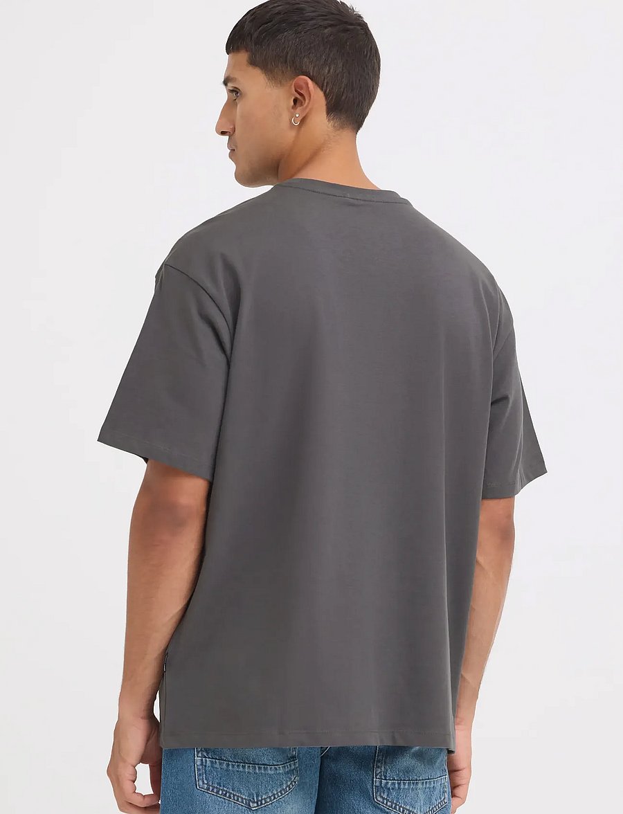 Blend - BHFISHER OVERSIZE TEE NOOS - kurzärmelige t-shirts - iron gate - 3