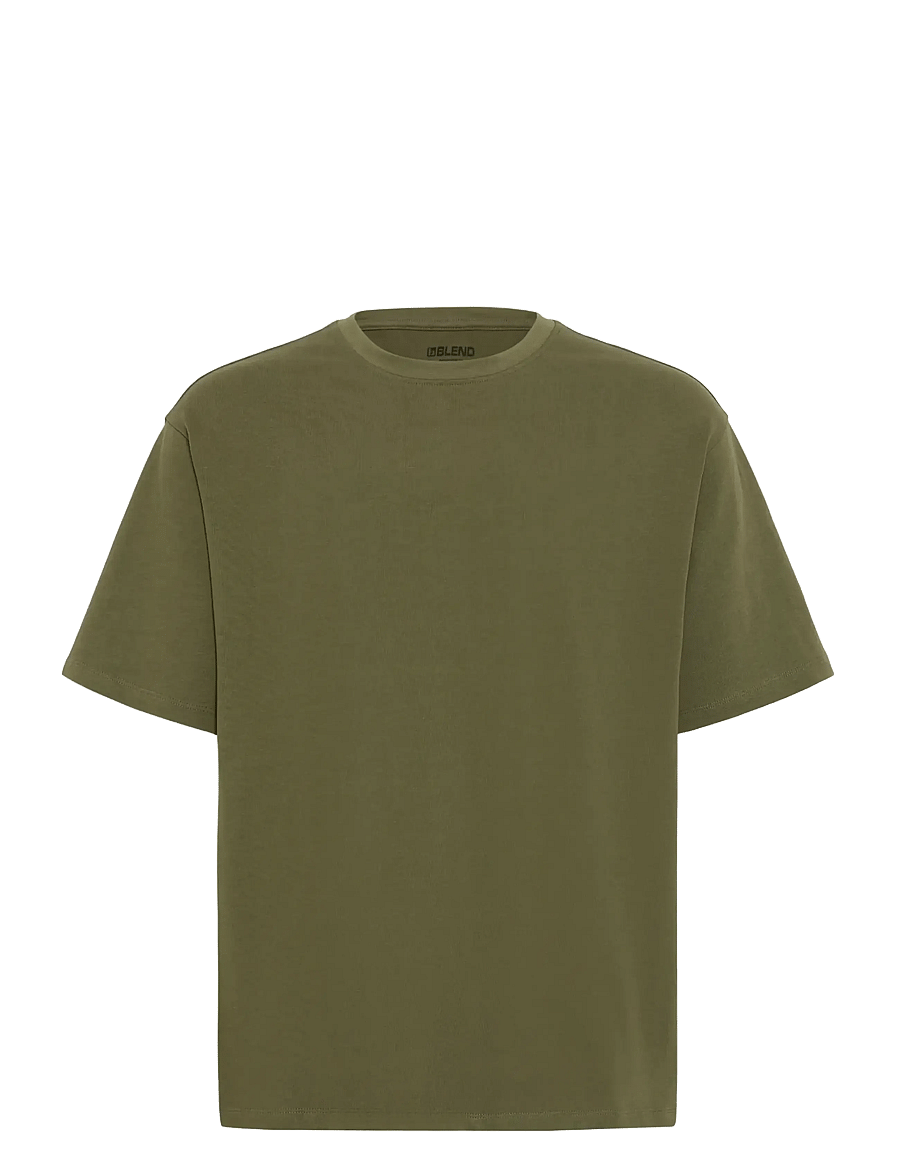 Blend - BHFISHER OVERSIZE TEE NOOS - lühikeste varrukatega t-särgid - olive night - 1
