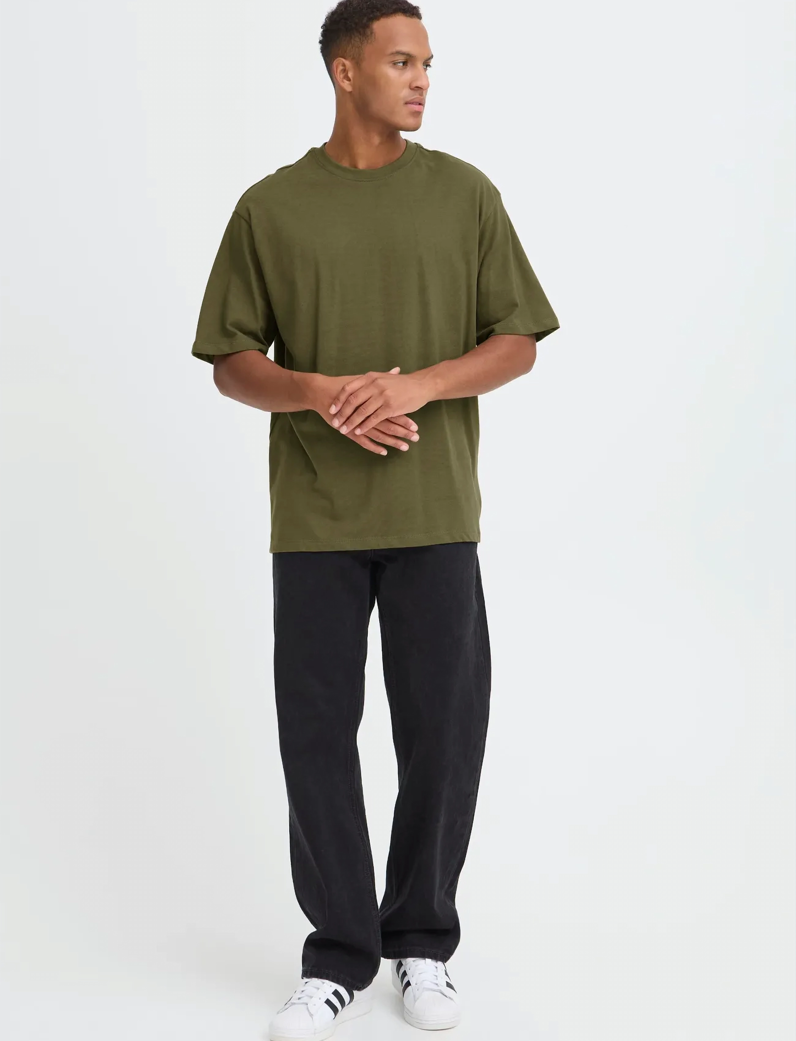 Blend BHFISHER OVERSIZE TEE NOOS - Kortärmade t-shirts - OLIVE NIGHT / khaki/green