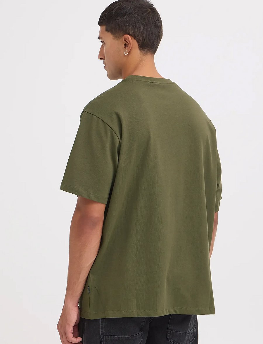 Blend - BHFISHER OVERSIZE TEE NOOS - kurzärmelige t-shirts - olive night - 3