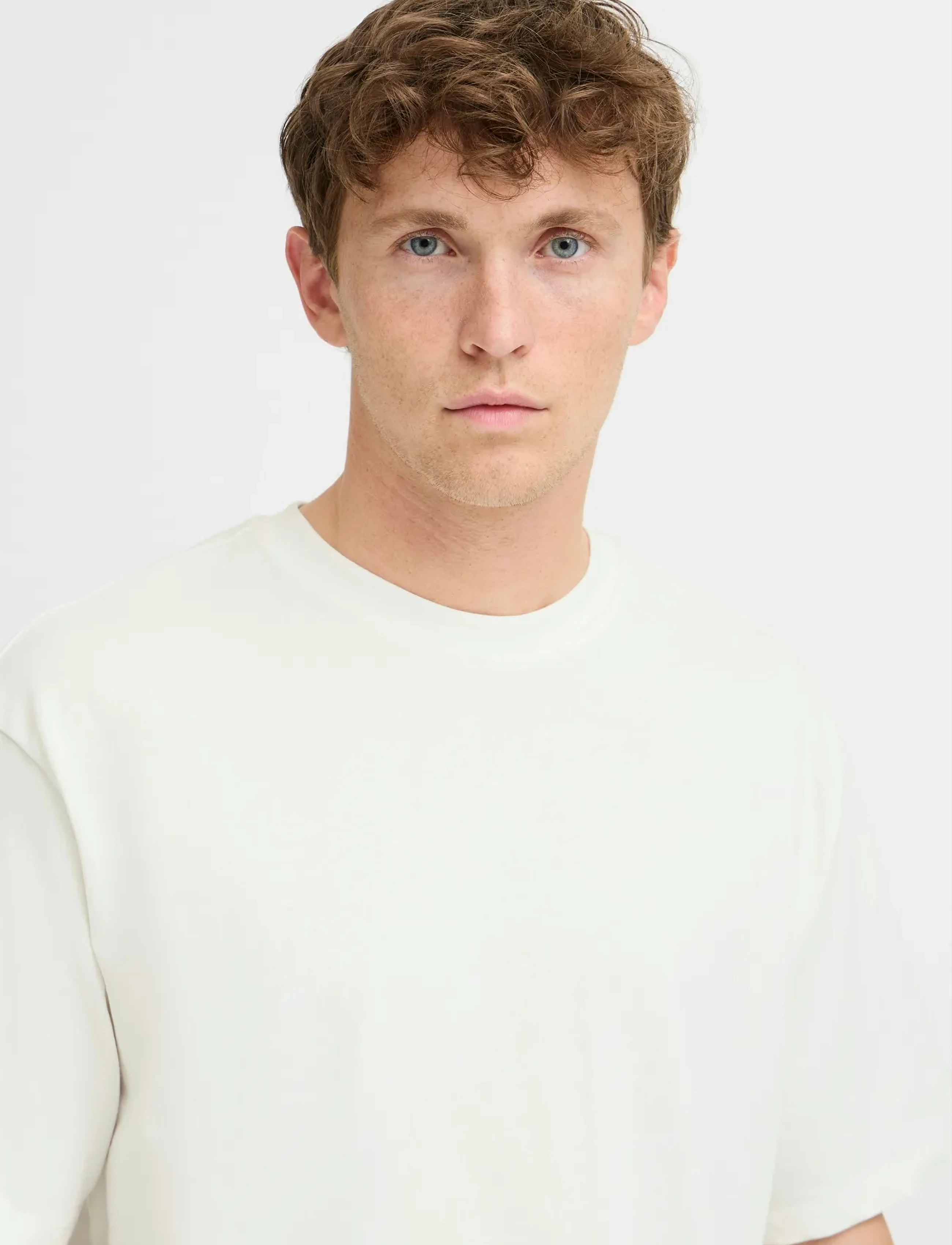 Blend - BHFISHER OVERSIZE TEE NOOS - stutterma bolir - snow white - 5