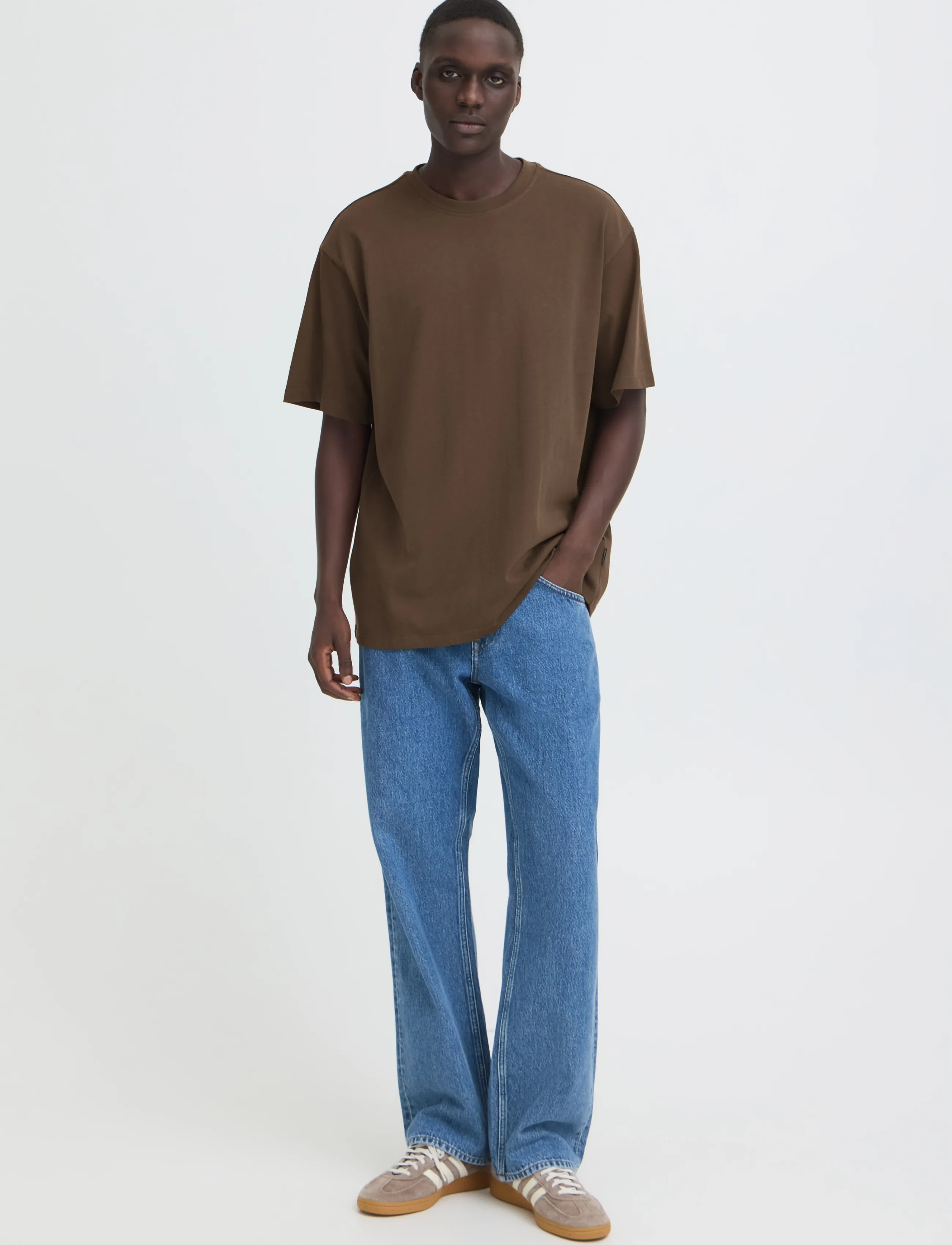 Blend BHFISHER OVERSIZE TEE NOOS - Kleidung - TURKISH COFFEE / brown