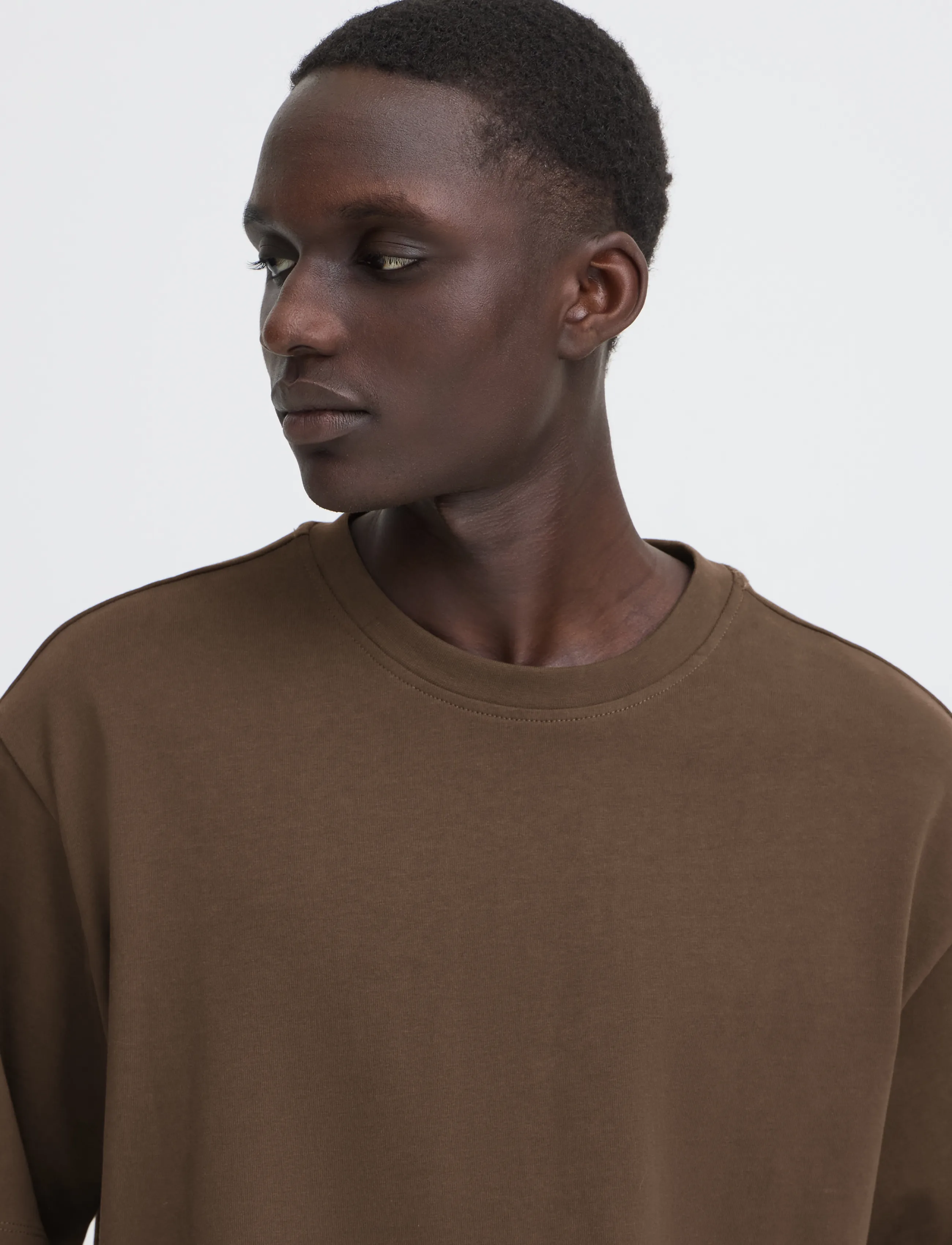 Blend - BHFISHER OVERSIZE TEE NOOS - kurzärmelige t-shirts - turkish coffee - 4