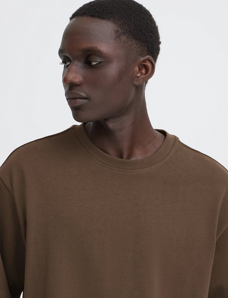 Blend - BHFISHER OVERSIZE TEE NOOS - lühikeste varrukatega t-särgid - turkish coffee - 4