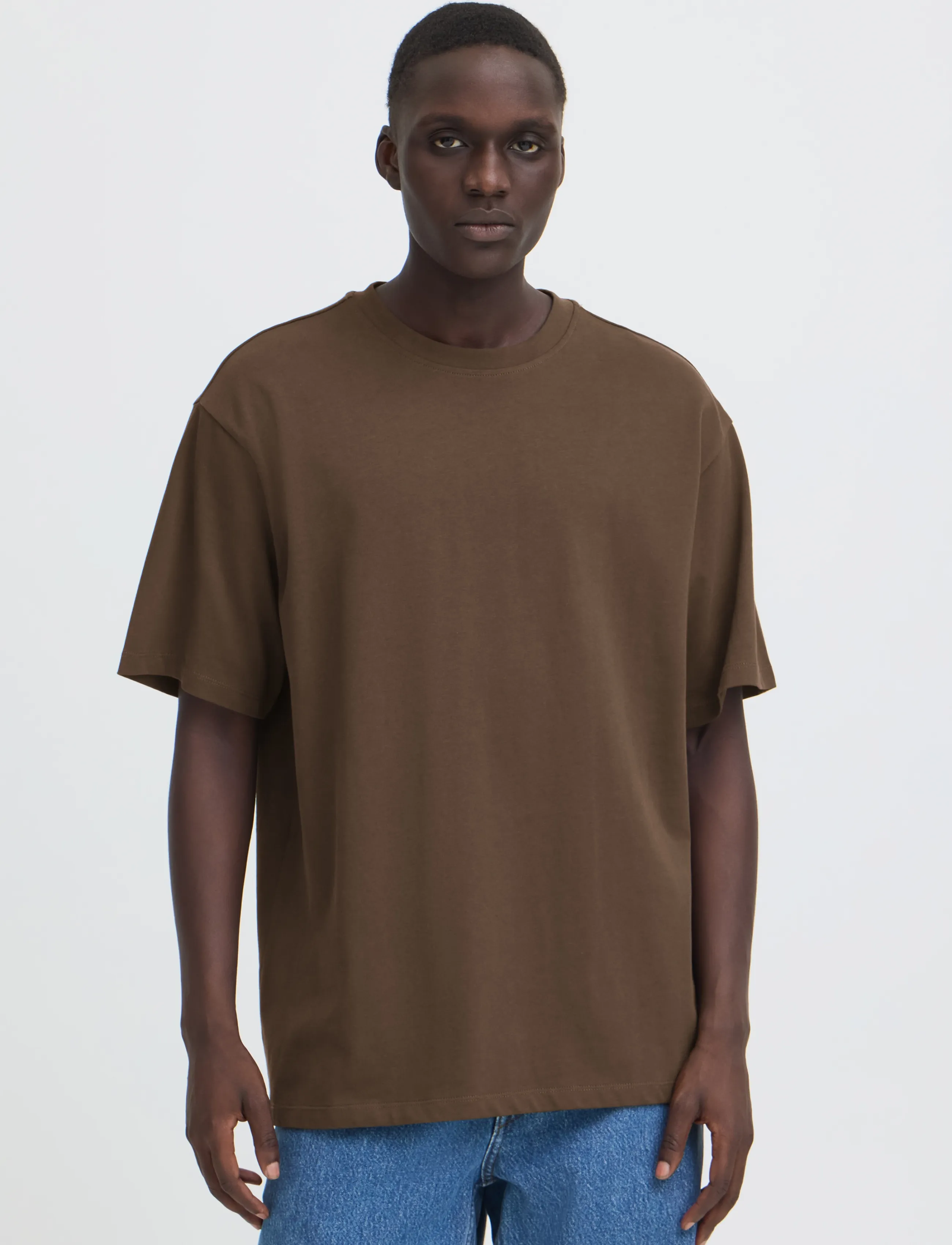 Blend - BHFISHER OVERSIZE TEE NOOS - kurzärmelige t-shirts - turkish coffee - 5