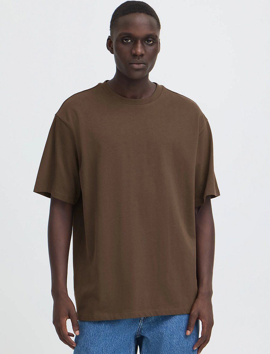 Blend - BHFISHER OVERSIZE TEE NOOS - lühikeste varrukatega t-särgid - turkish coffee - 5