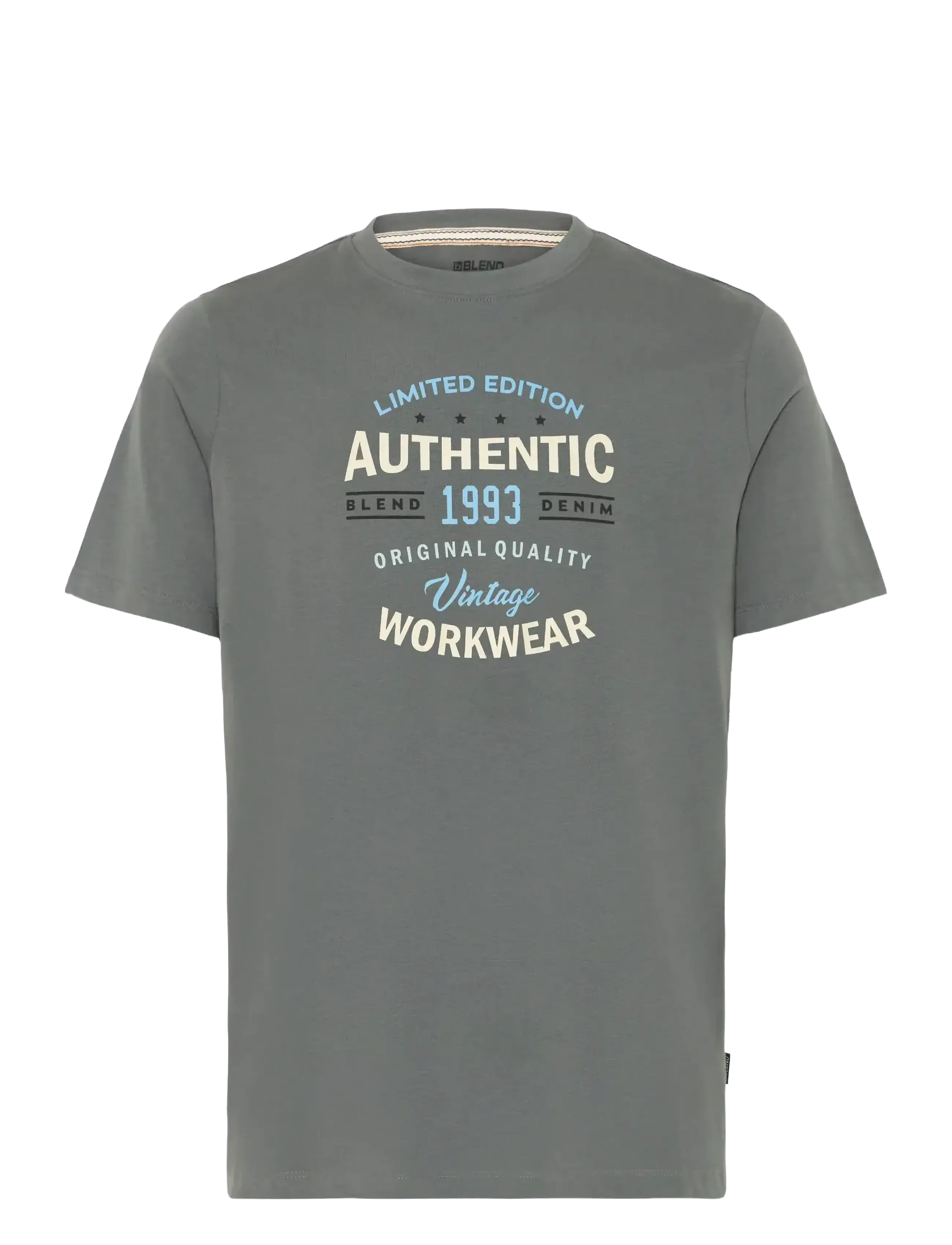 Blend BHKUBERT tee - Tøj - IRON GATE / grey