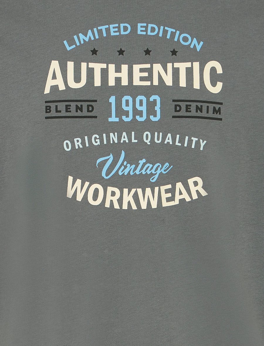 Blend - BHKUBERT tee - t-shirts à manches courtes - iron gate - 5