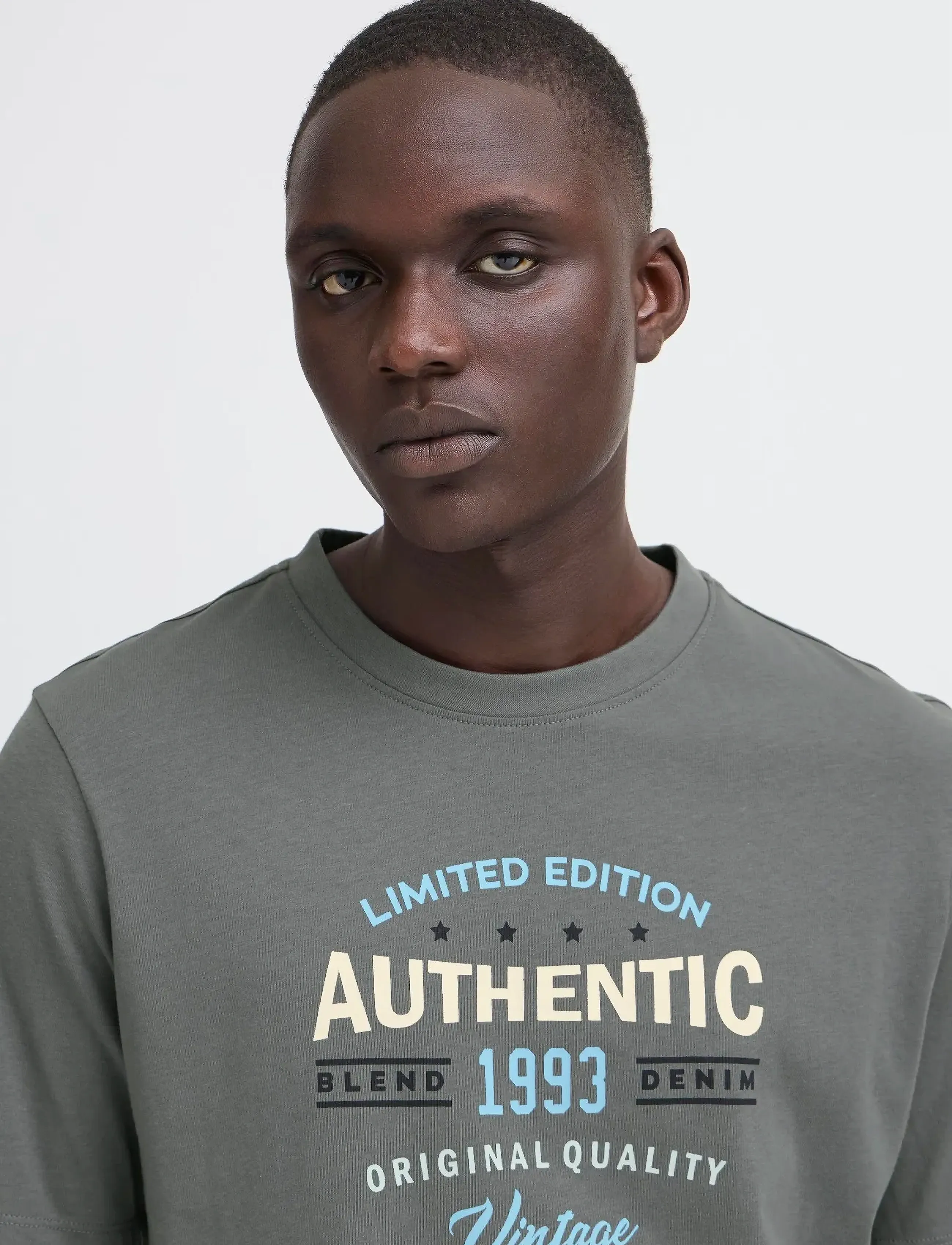 BLEND Bhkubert Tee t-shirts med tryck herr – bild 5