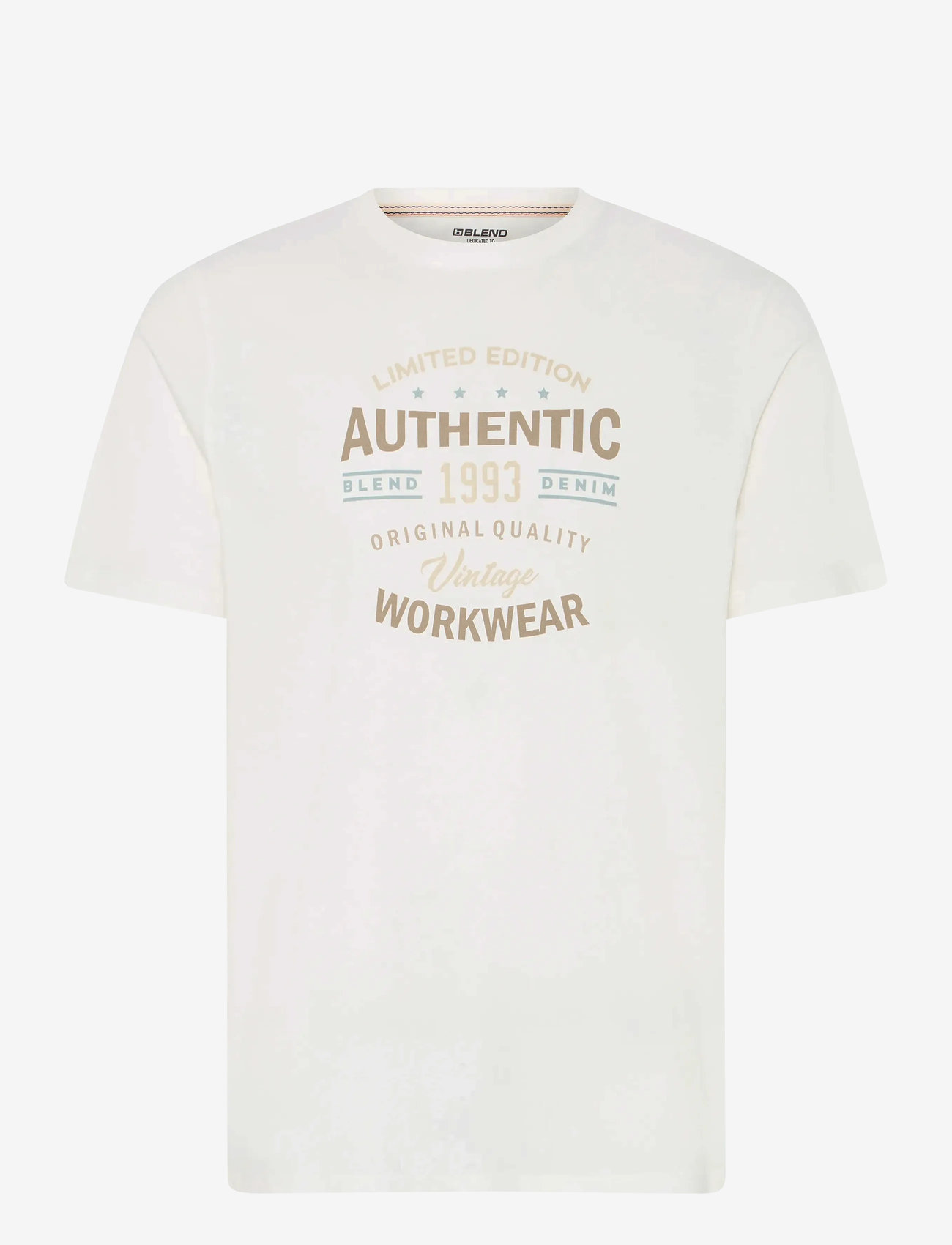 Blend - BHKUBERT tee - lühikeste varrukatega t-särgid - snow white - 1