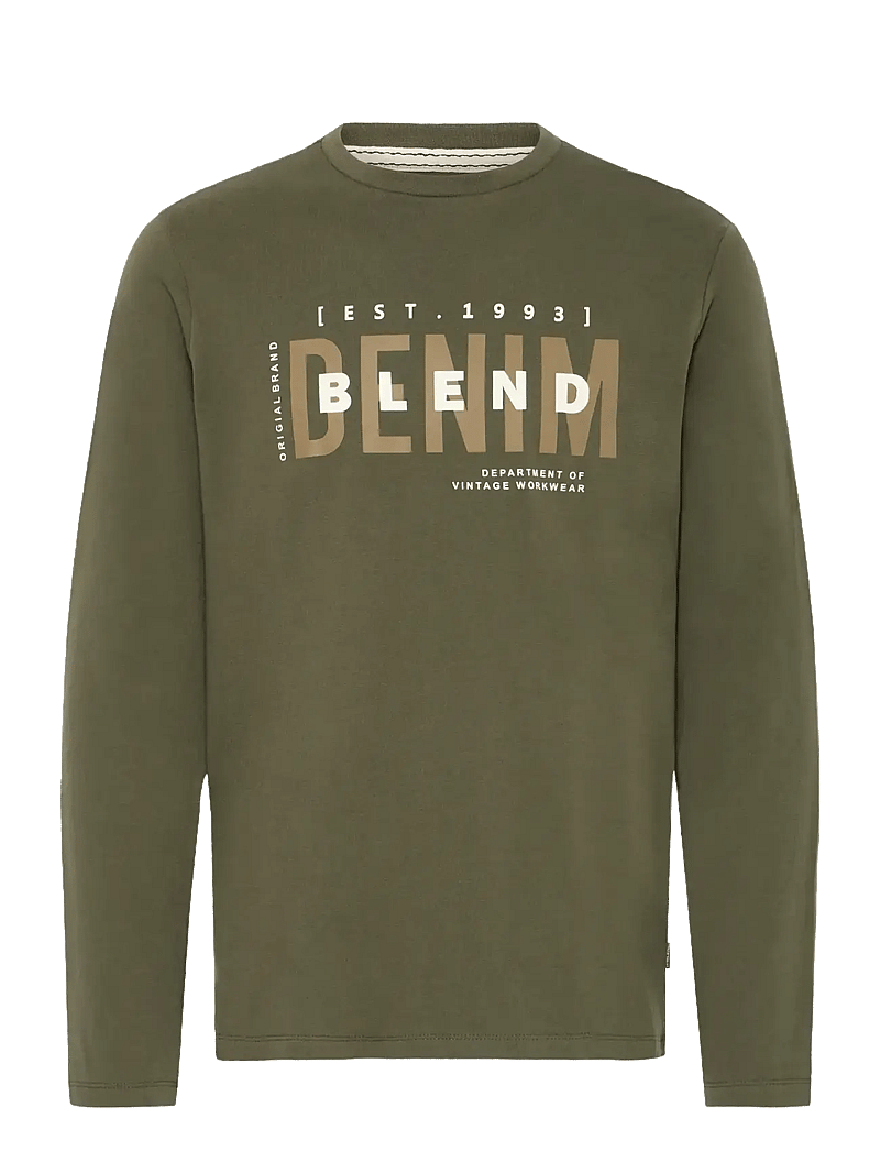 Blend - Tee longsleeve - langärmelig - forest night - 1
