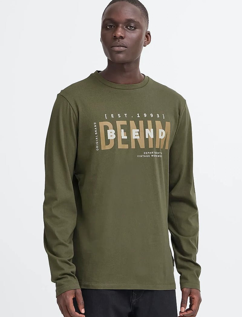 Blend - Tee longsleeve - langärmelig - forest night - 4