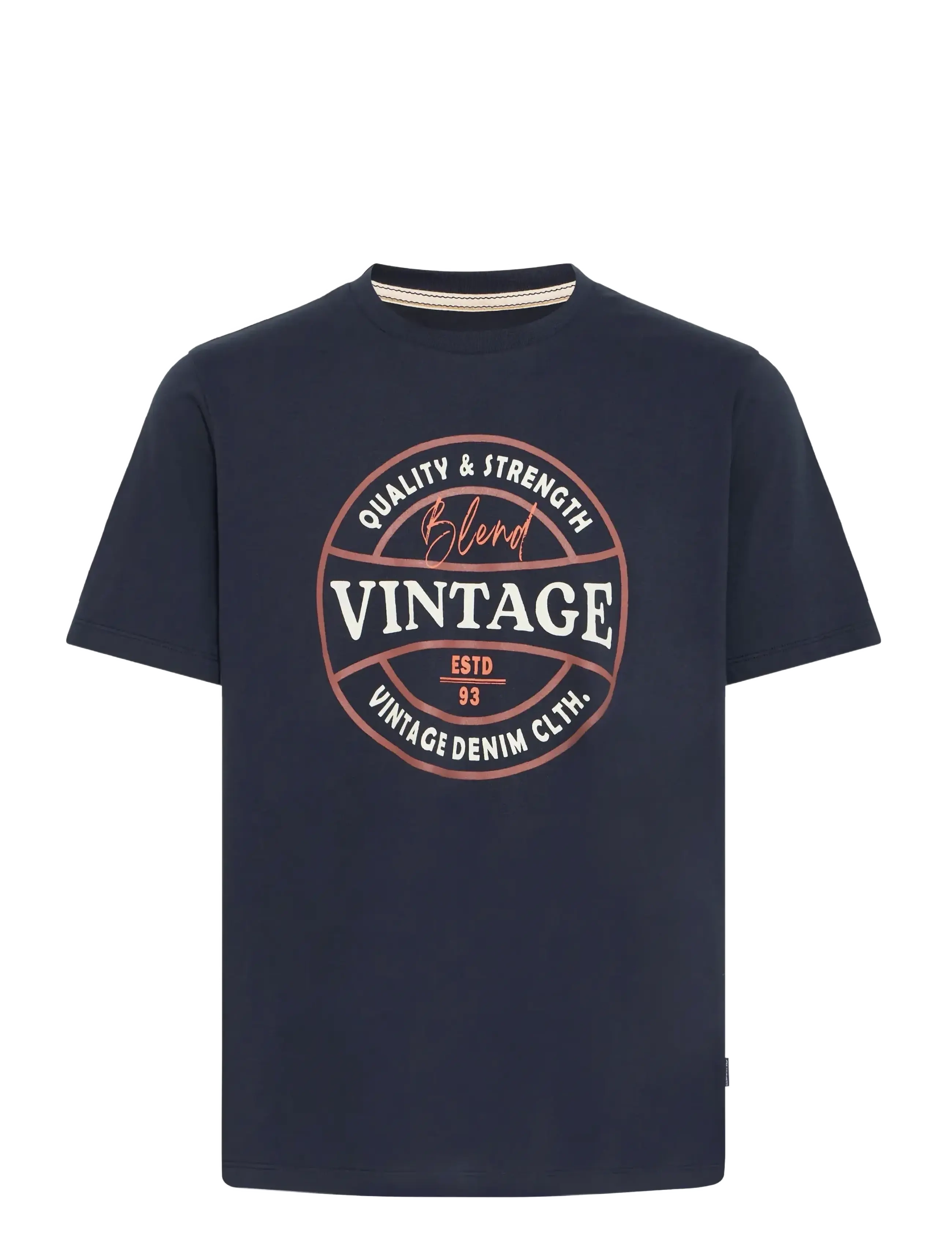 Blend BHIB LOGO S/S TEE - T-särgid - SALUTE / navy