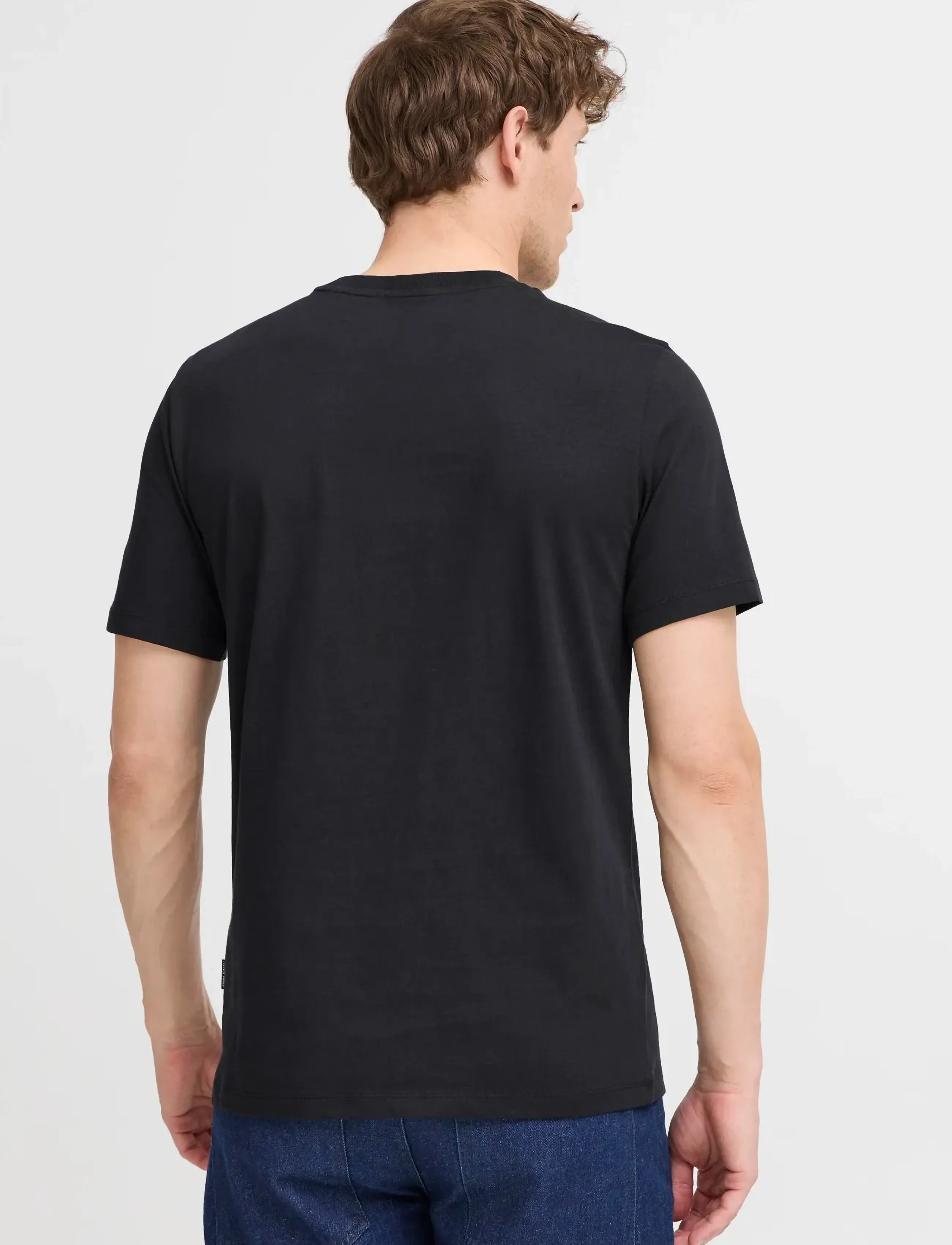 Blend - BHIGOR LOGO S/S TEE - madalaimad hinnad - black beauty - 3