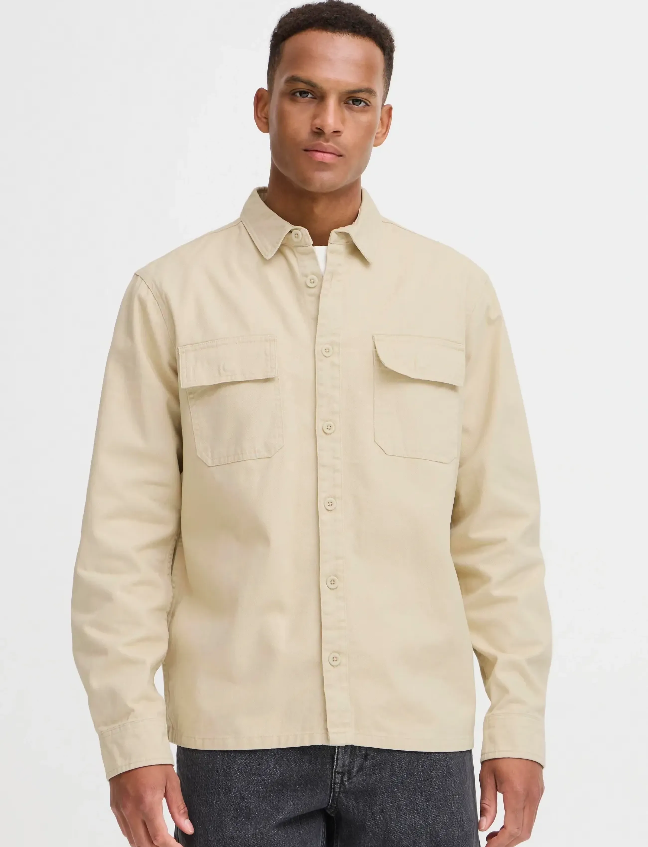 Blend - BHFULTON OVERSHIRT - kollektioner - oyster gray - 5