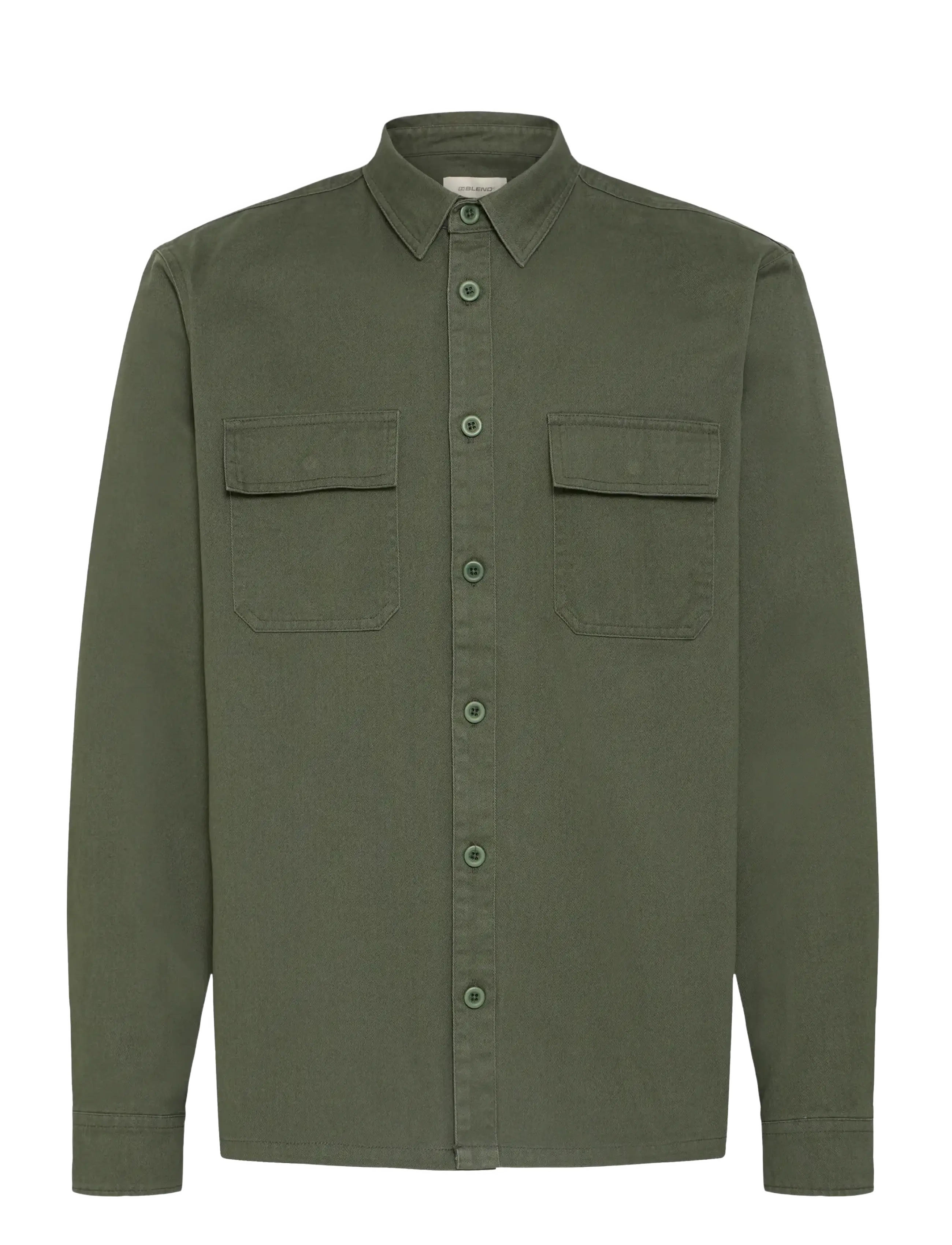 Blend BHFULTON OVERSHIRT - Overshirts - THYME / khaki/green
