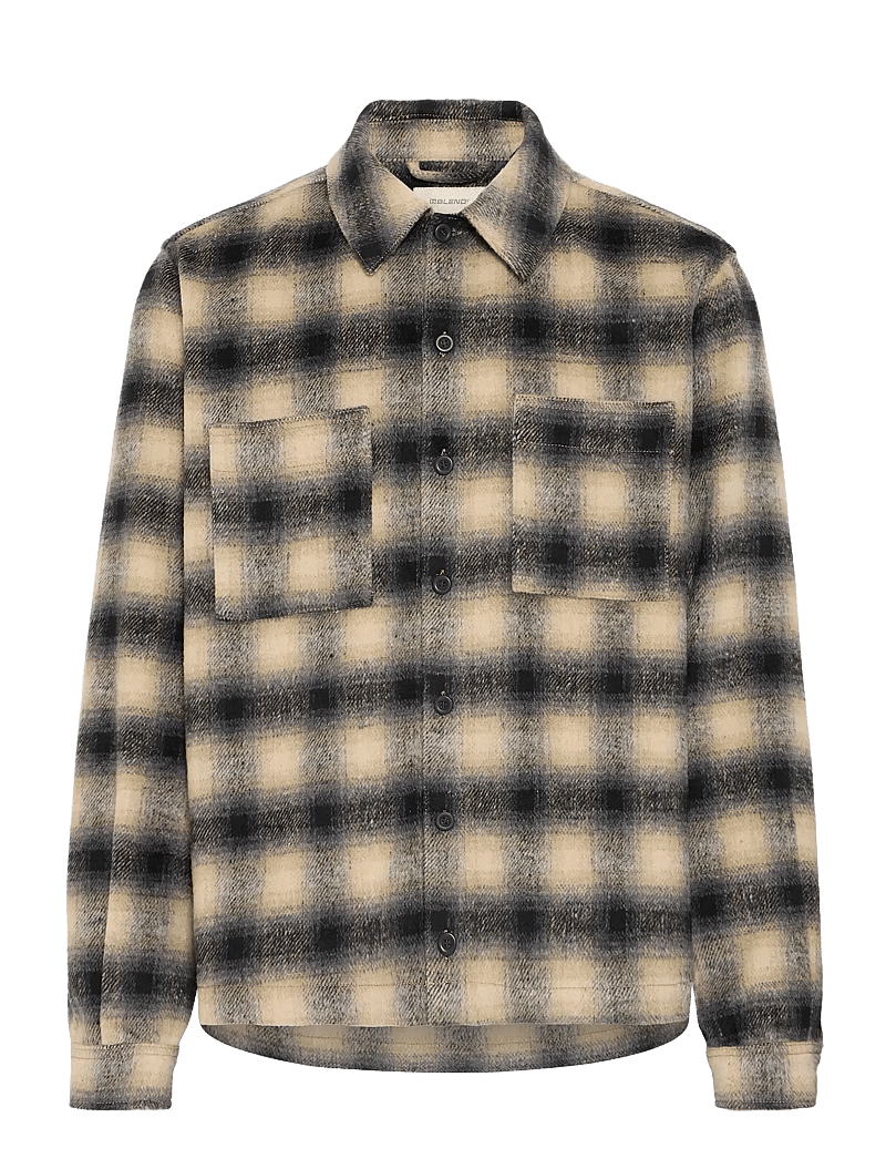 Blend - BHFAUST OVERSHIRT - karierte hemden - faust black - 1