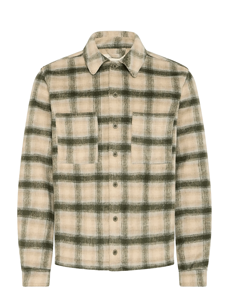 Blend - BHFAUST OVERSHIRT - karierte hemden - faust olive night - 1