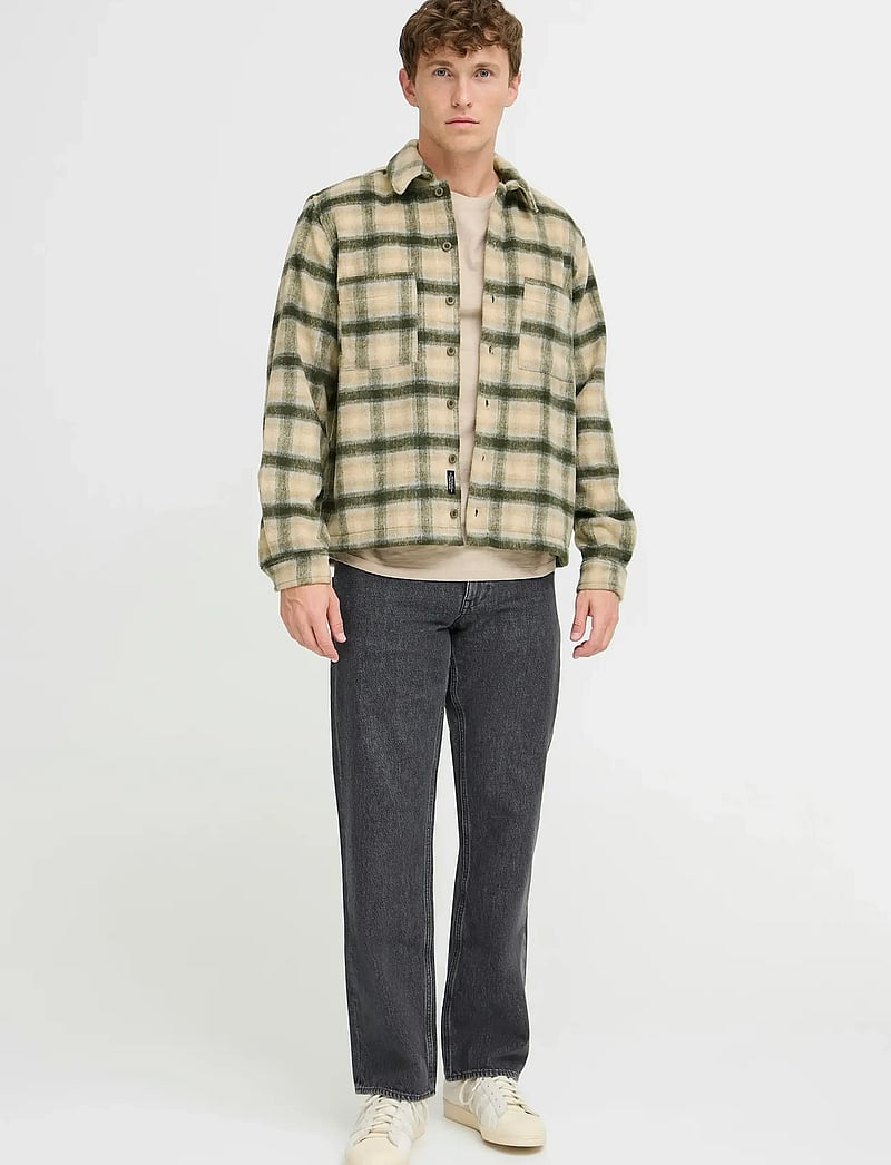 Blend - BHFAUST OVERSHIRT - karierte hemden - faust olive night - 0