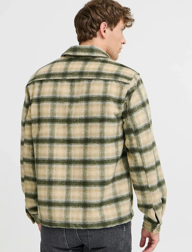 Blend - BHFAUST OVERSHIRT - karierte hemden - faust olive night - 3