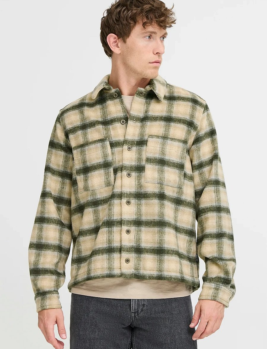 Blend - BHFAUST OVERSHIRT - Überhemden - faust olive night - 5
