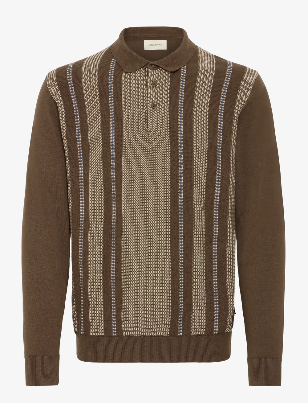 Blend - BHBERTIL POLO KNIT - stickade pikéer - slate black - 1