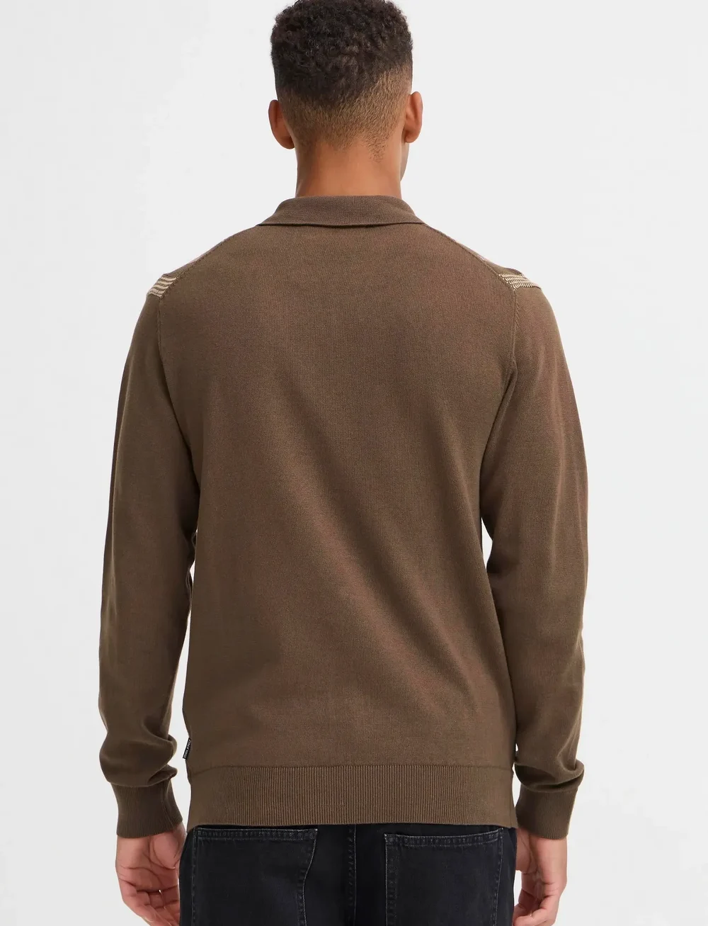 Blend - BHBERTIL POLO KNIT - stickade pikéer - slate black - 3