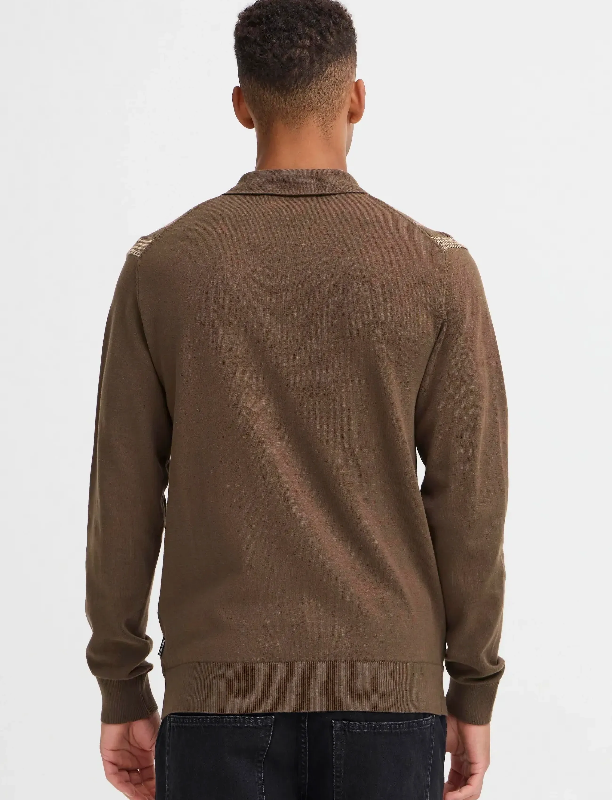 Blend - BHBERTIL POLO KNIT - strik - slate black - 3