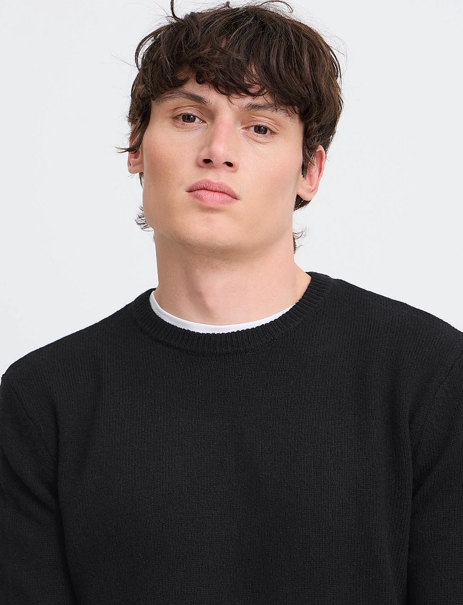 Blend - BHBRANKO CREW KNIT NOOS - rund hals - black beauty - 4