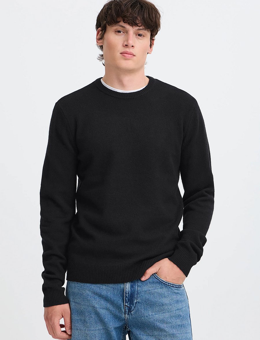 Blend - BHBRANKO CREW KNIT NOOS - rund hals - black beauty - 5