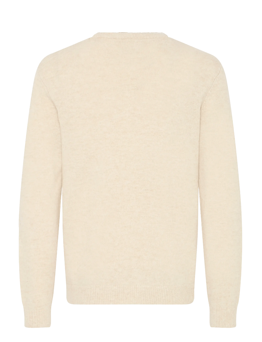 Blend - BHBRANKO CREW KNIT NOOS - rund hals - crockery melange - 2