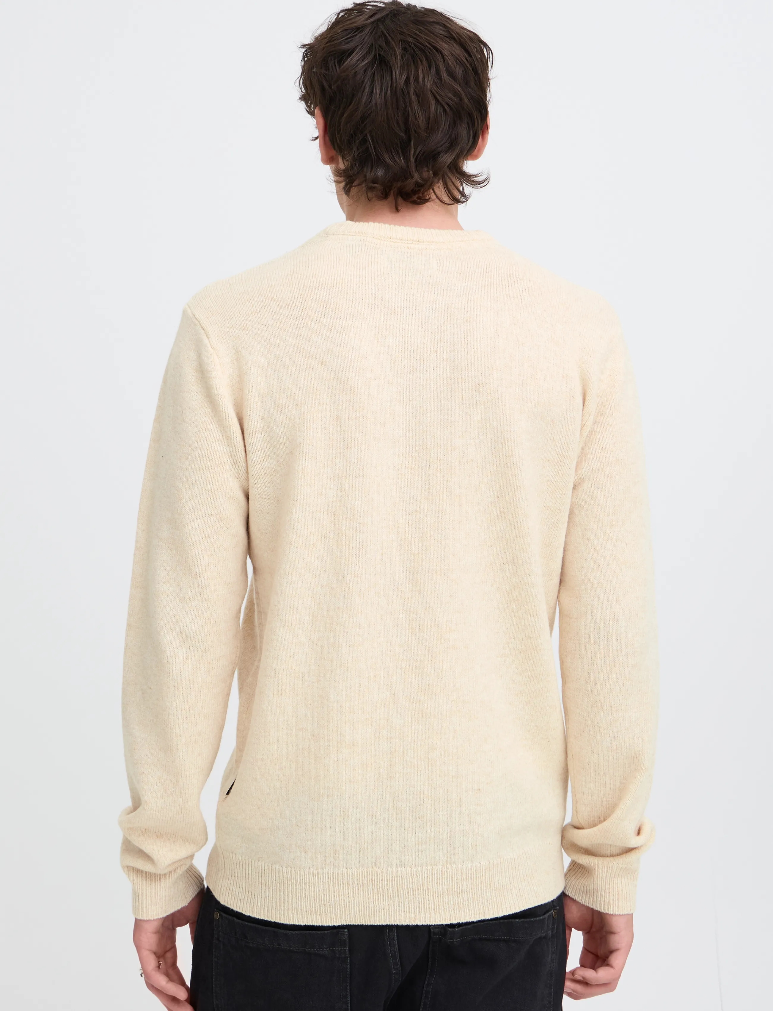 Blend - BHBRANKO CREW KNIT NOOS - rundhals - crockery melange - 3