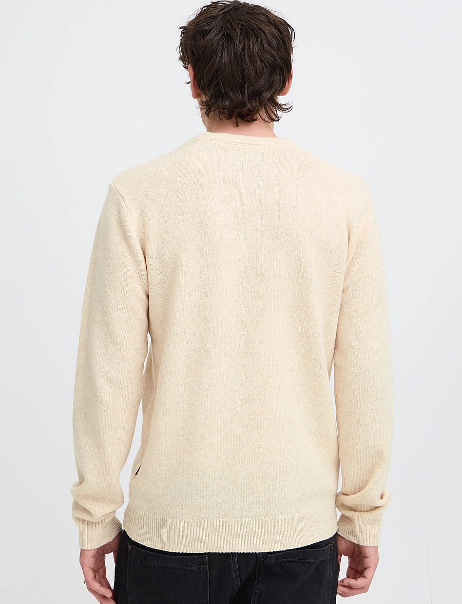 Blend - BHBRANKO CREW KNIT NOOS - rund hals - crockery melange - 3