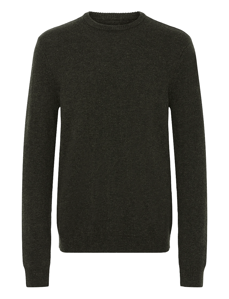 Blend - BHBRANKO CREW KNIT NOOS - rund hals - deep depths melange - 1