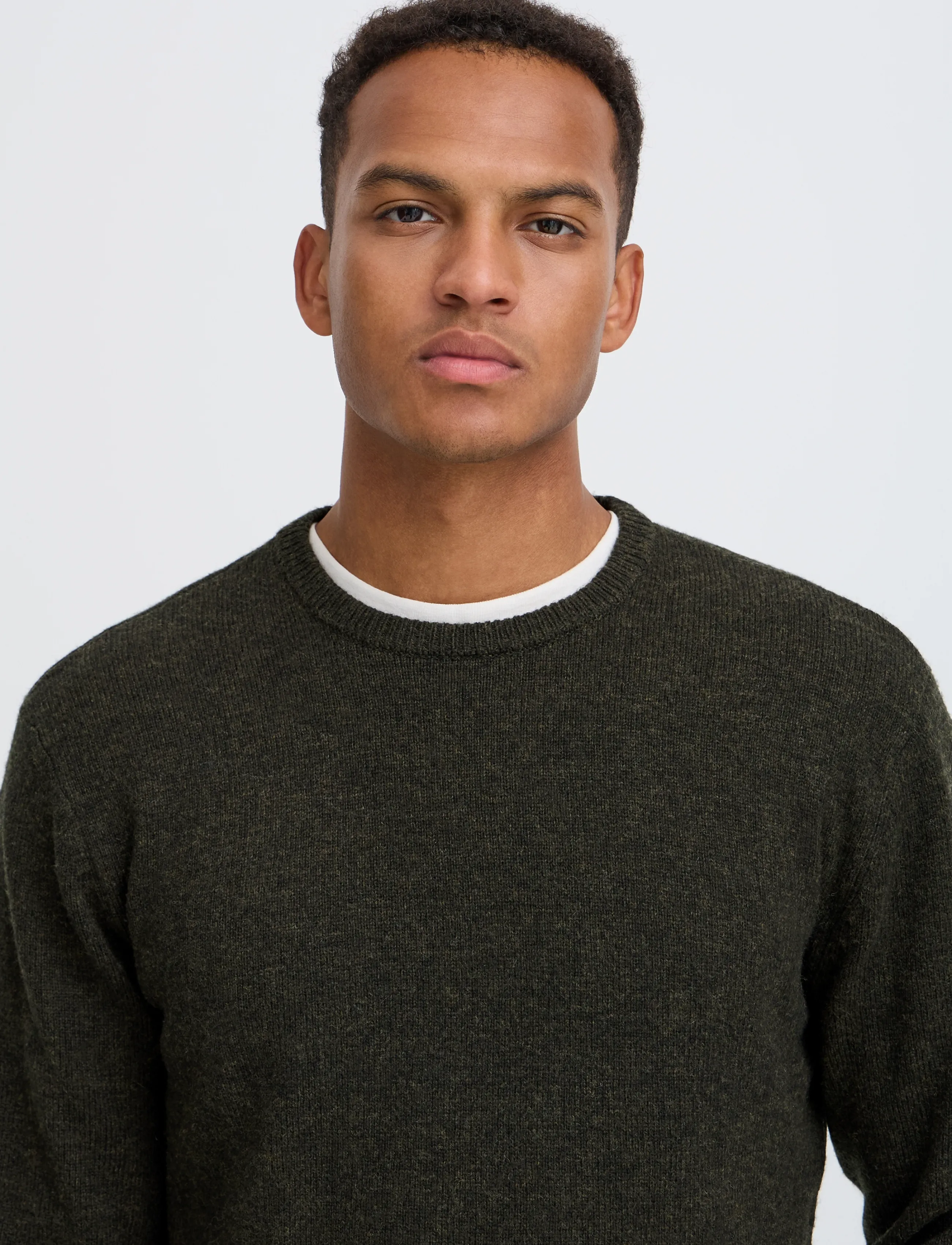 Blend - BHBRANKO CREW KNIT NOOS - rundhals - deep depths melange - 4