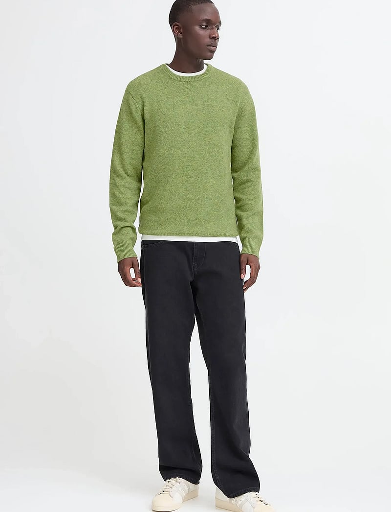 Blend - BHBRANKO CREW KNIT - rundhalsad - mayfly melange - 0