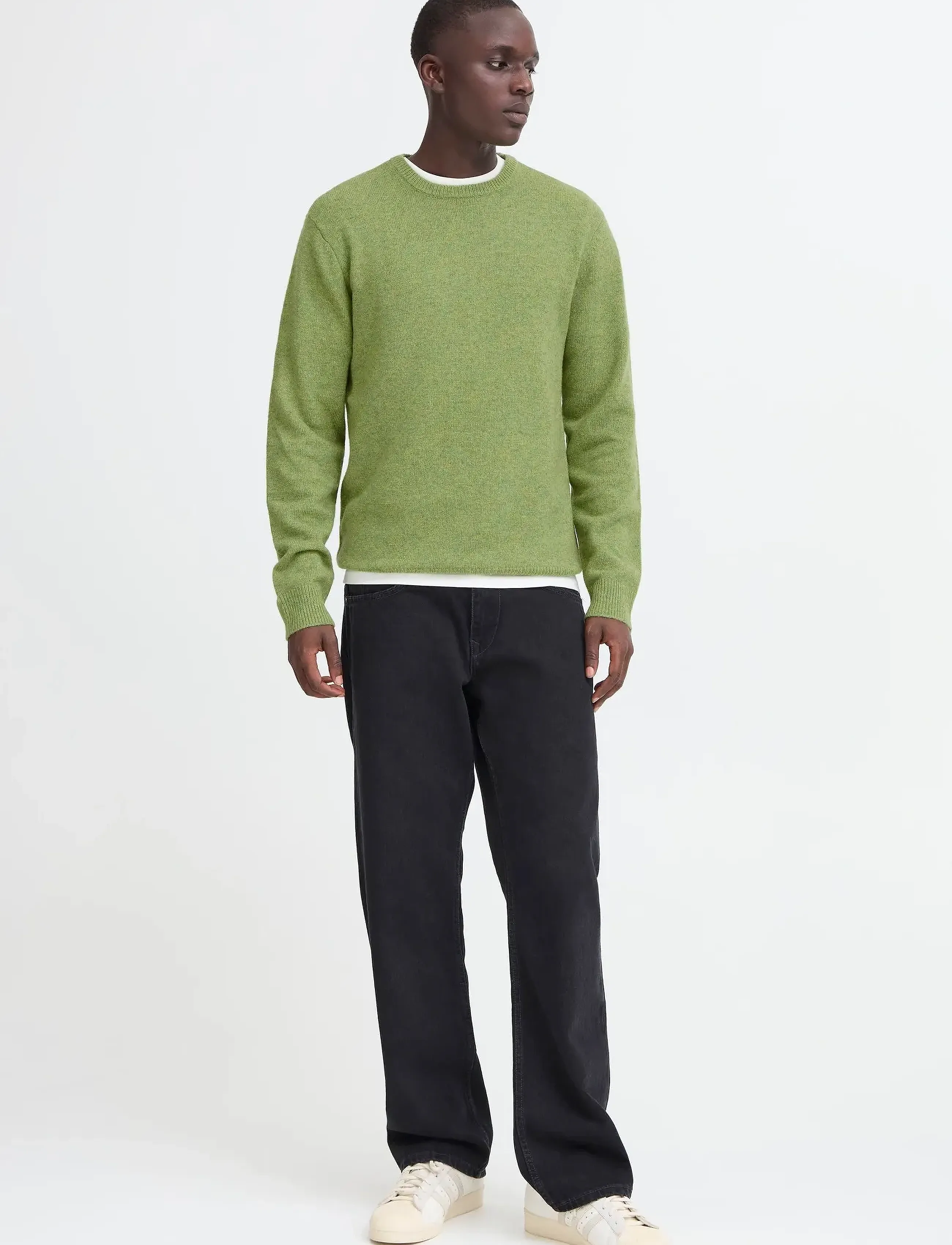 Blend - BHBRANKO CREW KNIT NOOS - madalaimad hinnad - mayfly melange - 0