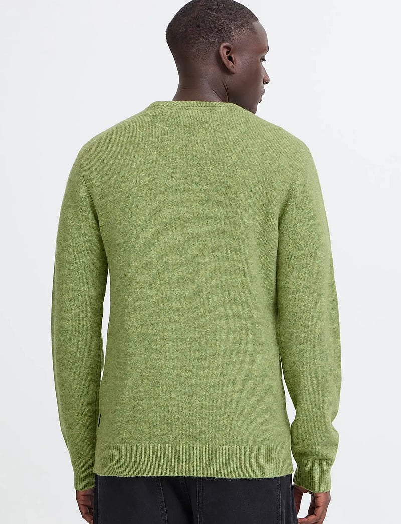 Blend - BHBRANKO CREW KNIT - rundhalsad - mayfly melange - 3